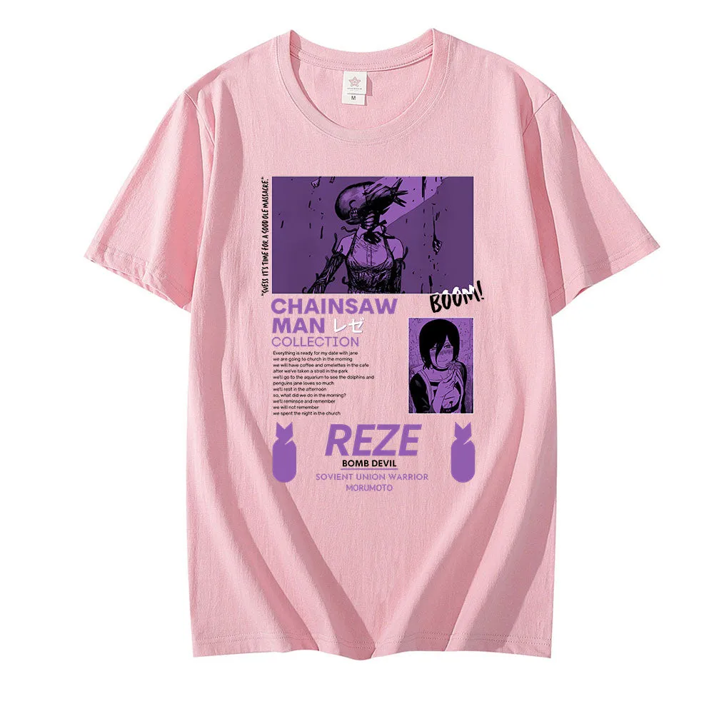 Reze T Shirt Chainsaw Man (Colors Available)