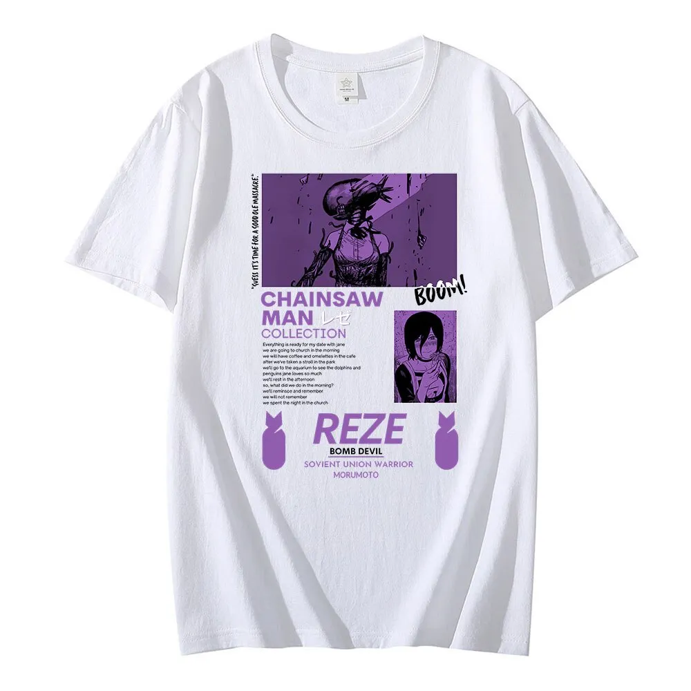 Reze T Shirt Chainsaw Man (Colors Available)