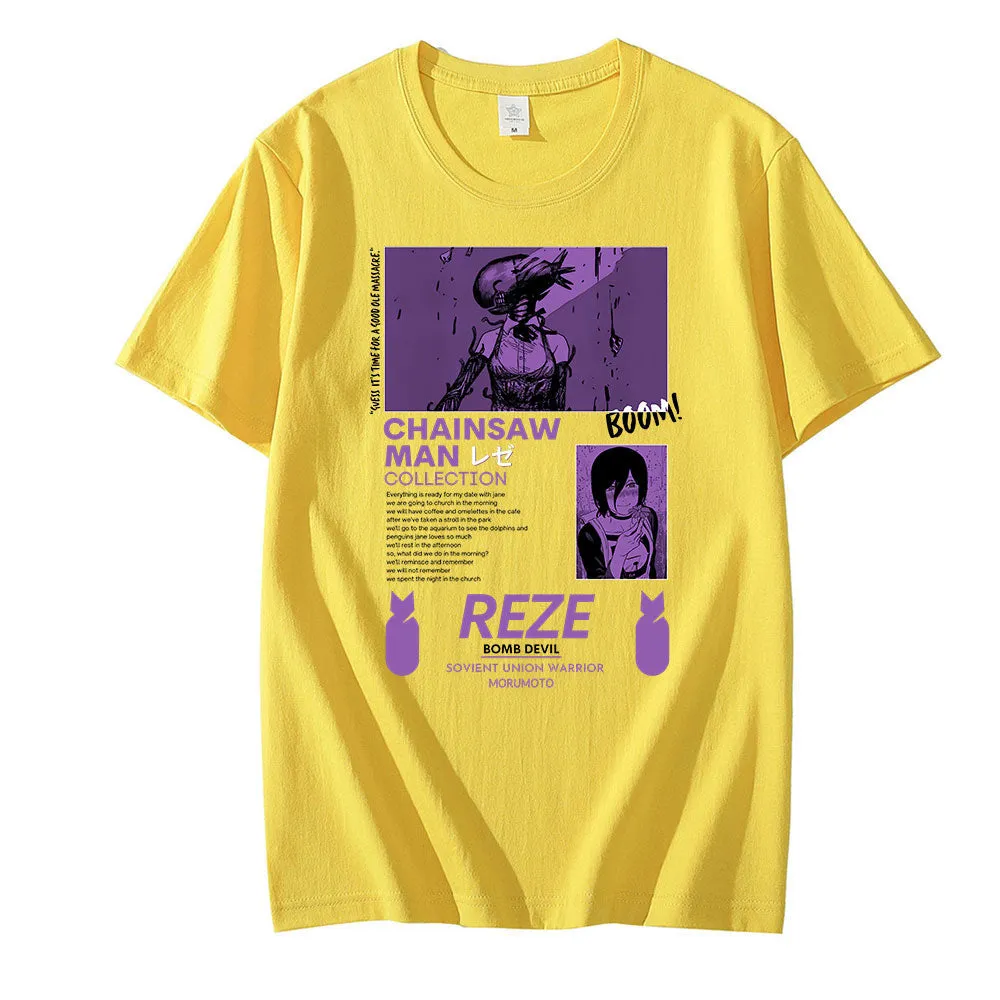 Reze T Shirt Chainsaw Man (Colors Available)