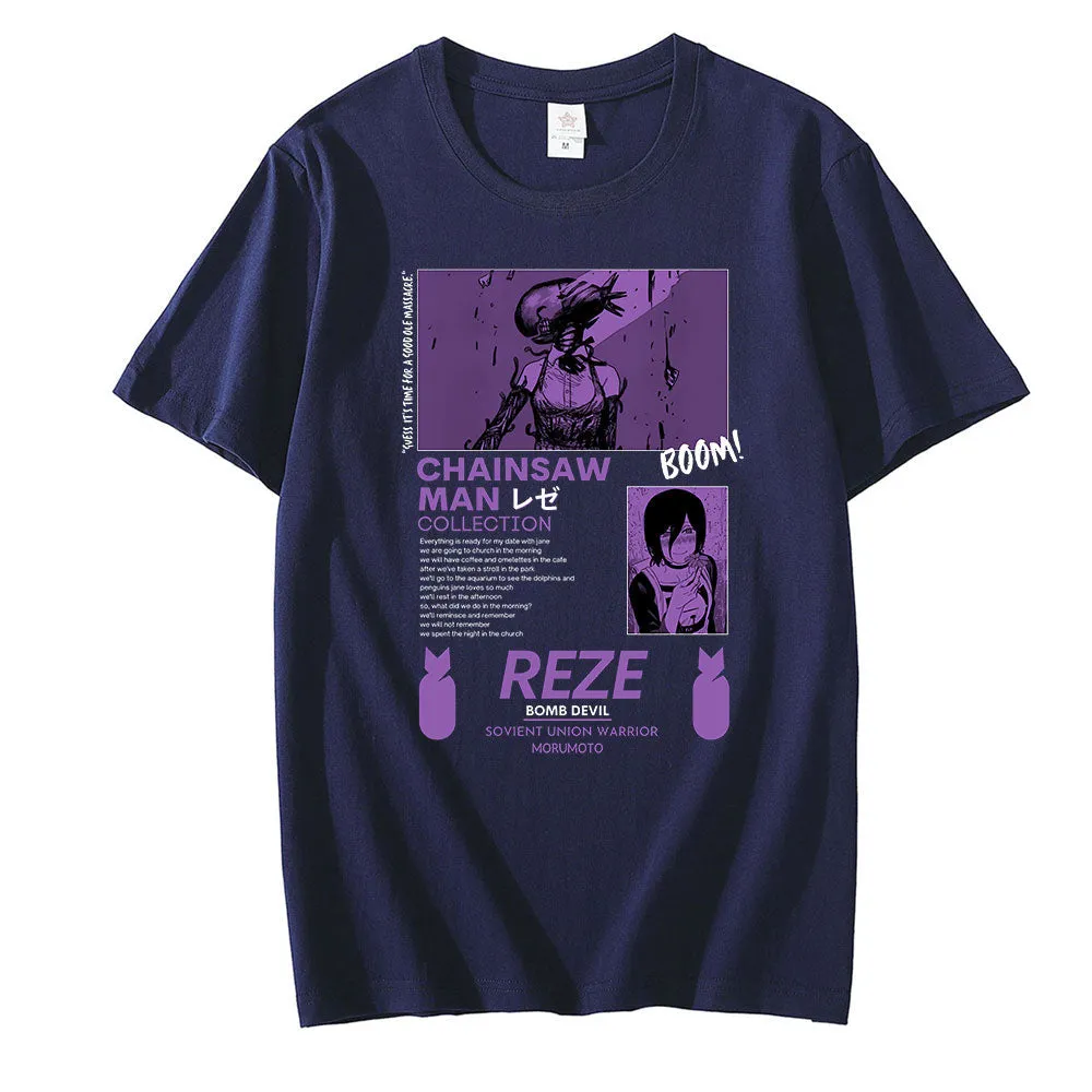 Reze T Shirt Chainsaw Man (Colors Available)