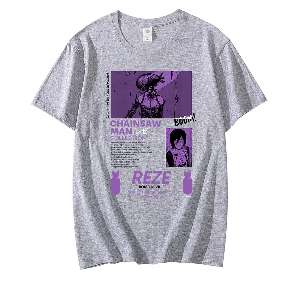 Reze T Shirt Chainsaw Man (Colors Available)