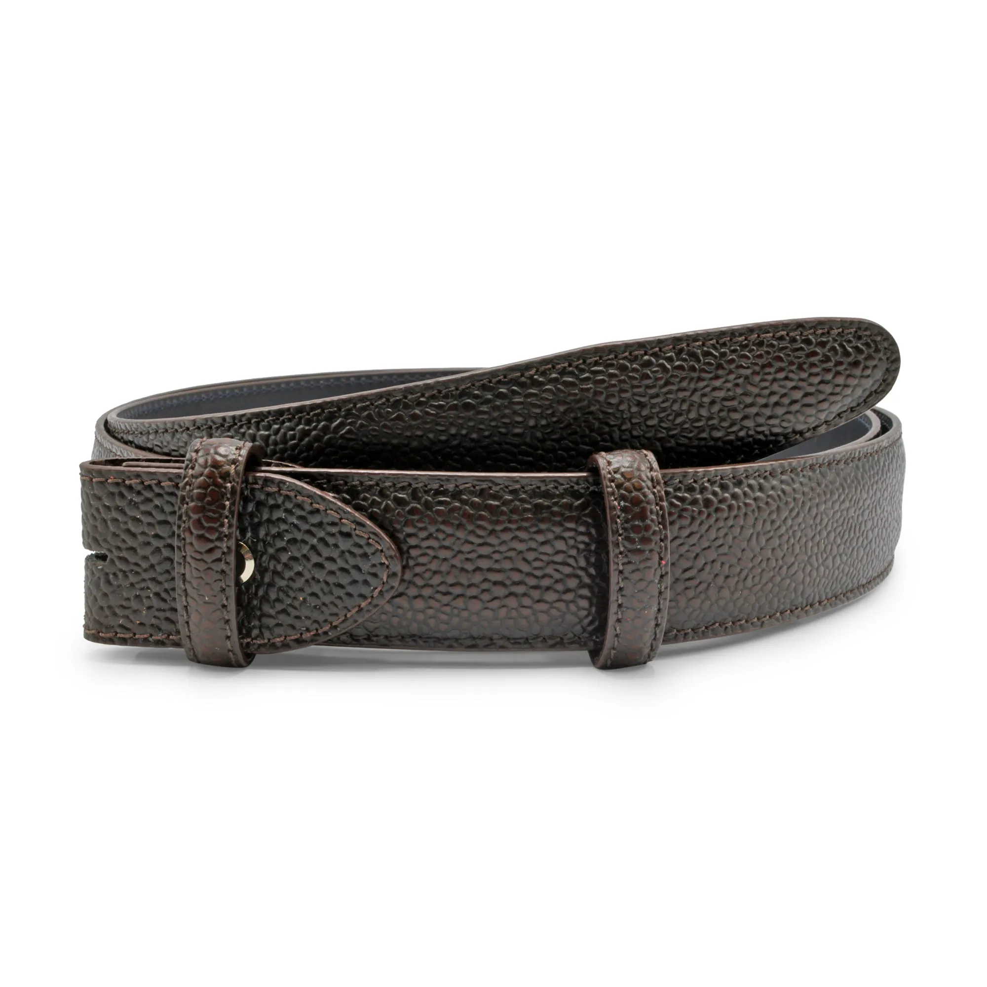 Scotch Texture Burnished Bel Strap