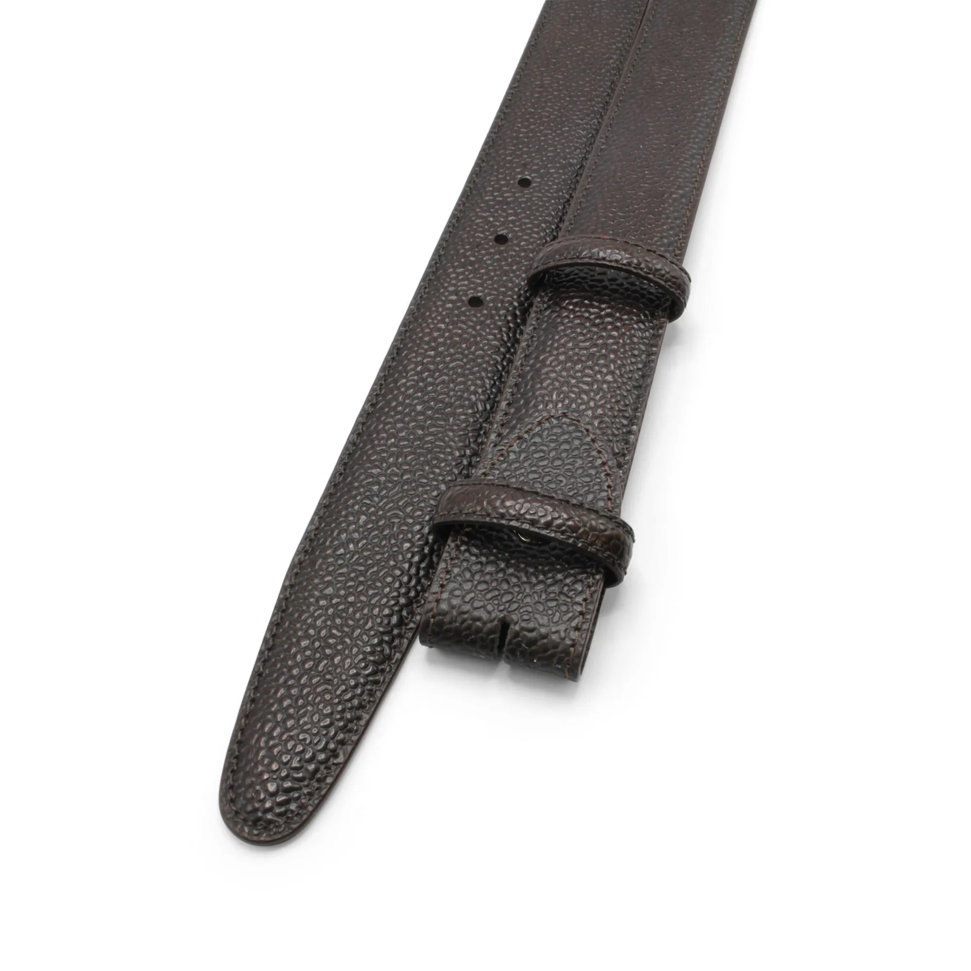 Scotch Texture Burnished Bel Strap