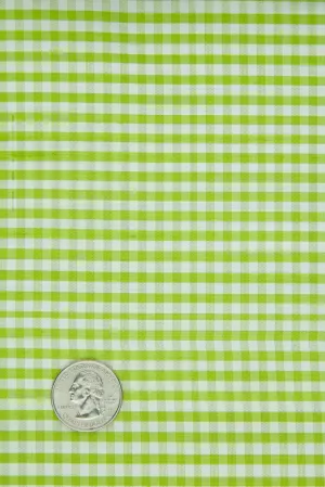 Tender Shoots Gingham Shantung 623 Fabric