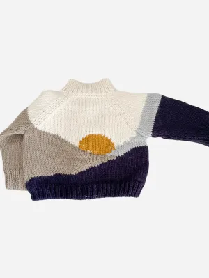 The Sunset Cardigan - Navy - BABY