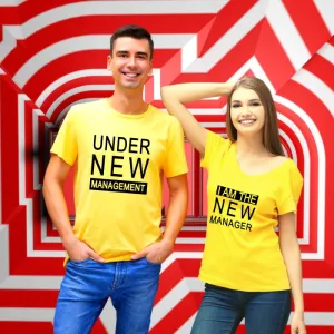 Under New Management Couple T-Shirt